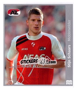 Sticker Stijn Schaars - Eredivisie 2010-2011 n. 50 - Ah