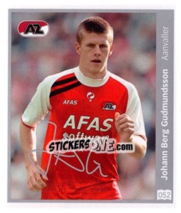 Sticker Johann Berg Gudmundsson - Eredivisie 2010-2011 n. 52 - Ah
