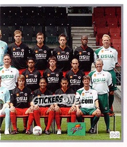 Sticker Elftafoto - Eredivisie 2010-2011 n. 58 - Ah