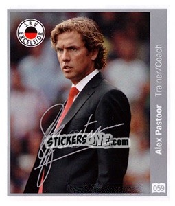 Sticker Alex Pastoor - Eredivisie 2010-2011 - Ah