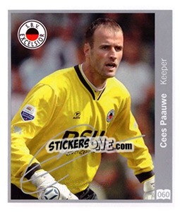 Sticker Cees Paauwe - Eredivisie 2010-2011 n. 60 - Ah