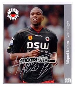 Sticker Miquel Nelom - Eredivisie 2010-2011 - Ah