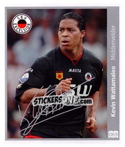 Sticker Kevin Wattamaleo - Eredivisie 2010-2011 - Ah