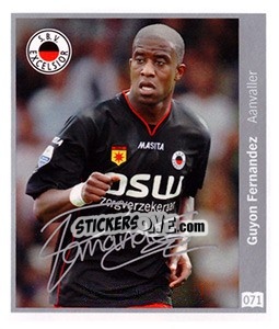 Sticker Guyon Fernandez - Eredivisie 2010-2011 - Ah