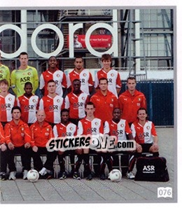 Sticker Elftafoto - Eredivisie 2010-2011 n. 76 - Ah