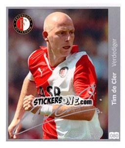 Sticker Tim de Cler - Eredivisie 2010-2011 n. 80 - Ah
