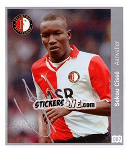 Sticker Sekou Cissé - Eredivisie 2010-2011 n. 87 - Ah
