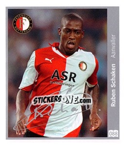 Sticker Ruben Schaken - Eredivisie 2010-2011 - Ah