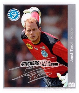 Sticker Joost Terol - Eredivisie 2010-2011 - Ah