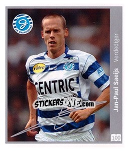 Sticker Jan-Paul Saeijs - Eredivisie 2010-2011 n. 100 - Ah