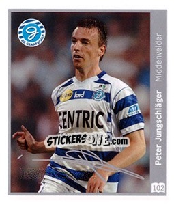 Sticker Peter Jungschläger - Eredivisie 2010-2011 - Ah