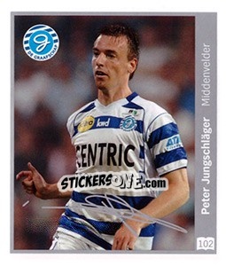 Sticker Peter Jungschläger - Eredivisie 2010-2011 n. 102 - Ah