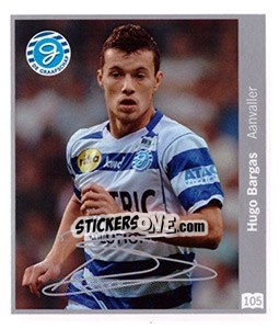 Sticker Hugo Bargas - Eredivisie 2010-2011 - Ah