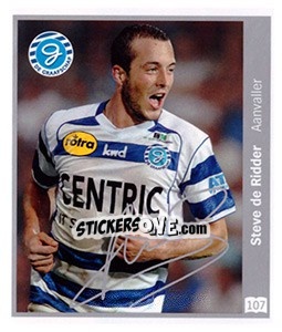 Sticker Steve de Ridder - Eredivisie 2010-2011 - Ah