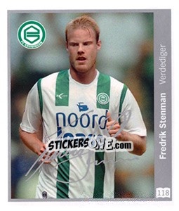 Sticker Fredrik Stenman - Eredivisie 2010-2011 - Ah