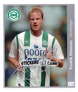 Sticker Fredrik Stenman - Eredivisie 2010-2011 n. 118 - Ah
