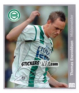 Sticker Thomas Enevoldsen - Eredivisie 2010-2011 - Ah