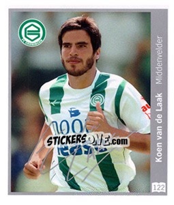 Figurina Koen van de Laak - Eredivisie 2010-2011 n. 122 - Ah