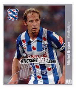 Cromo Michel Breuer - Eredivisie 2010-2011 - Ah