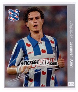 Sticker Daryl Janmaat - Eredivisie 2010-2011 n. 135 - Ah