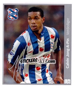 Sticker Calvin Jong-A-Pin - Eredivisie 2010-2011 n. 136 - Ah