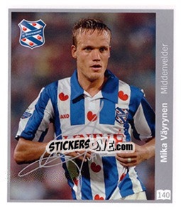 Sticker Mika Väyrynen - Eredivisie 2010-2011 n. 140 - Ah