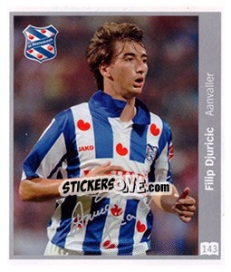 Sticker Filip Djuricic - Eredivisie 2010-2011 n. 143 - Ah
