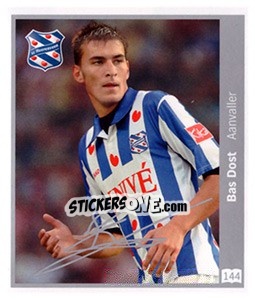 Sticker Bas Dost - Eredivisie 2010-2011 - Ah