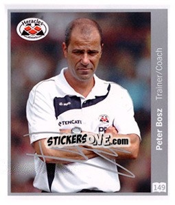 Sticker Peter Bosz - Eredivisie 2010-2011 n. 149 - Ah
