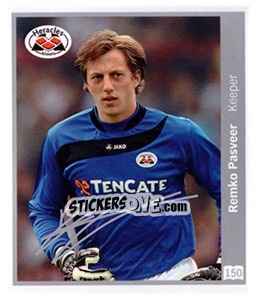 Sticker Remko Pasveer - Eredivisie 2010-2011 - Ah