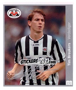 Cromo Tim Breukers - Eredivisie 2010-2011 - Ah