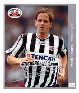 Sticker Mark Looms - Eredivisie 2010-2011 - Ah