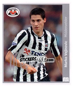 Sticker Marko Vejinovic - Eredivisie 2010-2011 - Ah