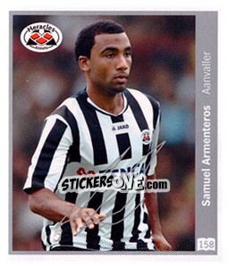 Sticker Samuel Armenteros - Eredivisie 2010-2011 n. 158 - Ah