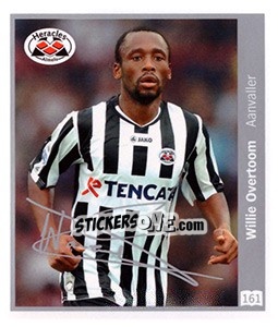 Sticker Willie Overtoom - Eredivisie 2010-2011 n. 161 - Ah