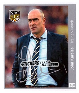 Sticker John Karelse - Eredivisie 2010-2011 n. 168 - Ah