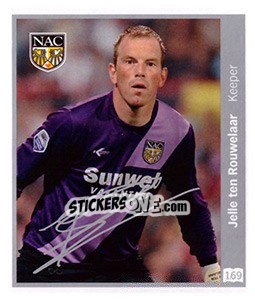 Sticker Jelle ten Rouwelaar - Eredivisie 2010-2011 n. 169 - Ah