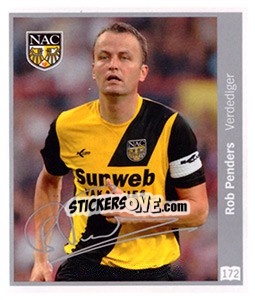 Sticker Rob Penders - Eredivisie 2010-2011 - Ah