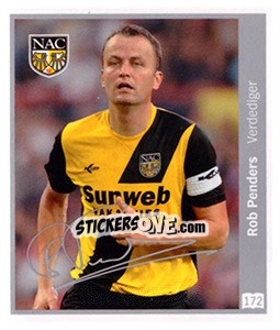 Sticker Rob Penders - Eredivisie 2010-2011 n. 172 - Ah