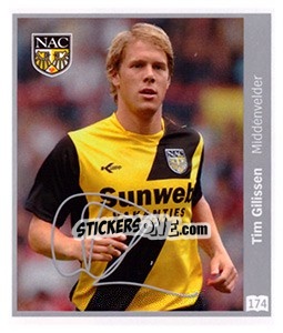 Sticker Tim Gilissen - Eredivisie 2010-2011 n. 174 - Ah