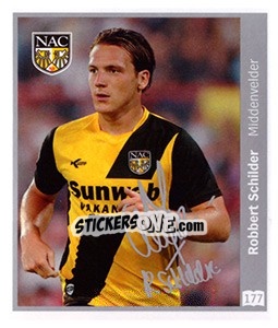 Cromo Robbert Schilder - Eredivisie 2010-2011 - Ah