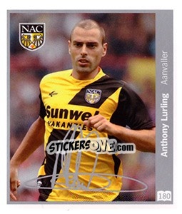 Sticker Anthony Lurling - Eredivisie 2010-2011 - Ah