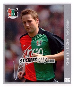 Sticker Rens van Eijden - Eredivisie 2010-2011 n. 187 - Ah
