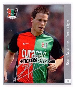 Sticker Bram Nuytinck - Eredivisie 2010-2011 n. 188 - Ah