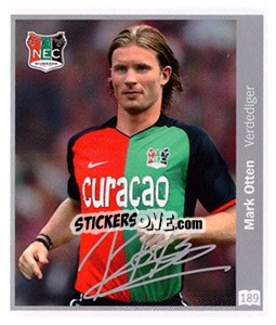 Sticker Mark Otten - Eredivisie 2010-2011 n. 189 - Ah