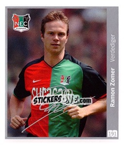 Sticker Ramon Zomer - Eredivisie 2010-2011 n. 191 - Ah
