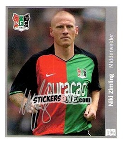 Sticker Niki Zimling - Eredivisie 2010-2011 - Ah
