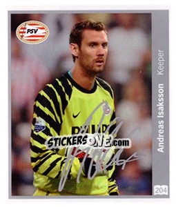 Sticker Andreas Isaksson - Eredivisie 2010-2011 n. 204 - Ah