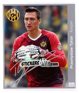Sticker Przemyslaw Tyton - Eredivisie 2010-2011 n. 222 - Ah