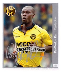 Sticker Pa-Modou Kah - Eredivisie 2010-2011 - Ah